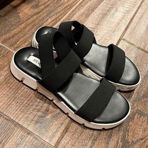 Steve Madden elastic strap sandals